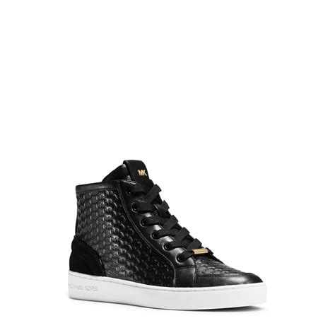 michael kors high sneakers|Michael Kors denim sneakers.